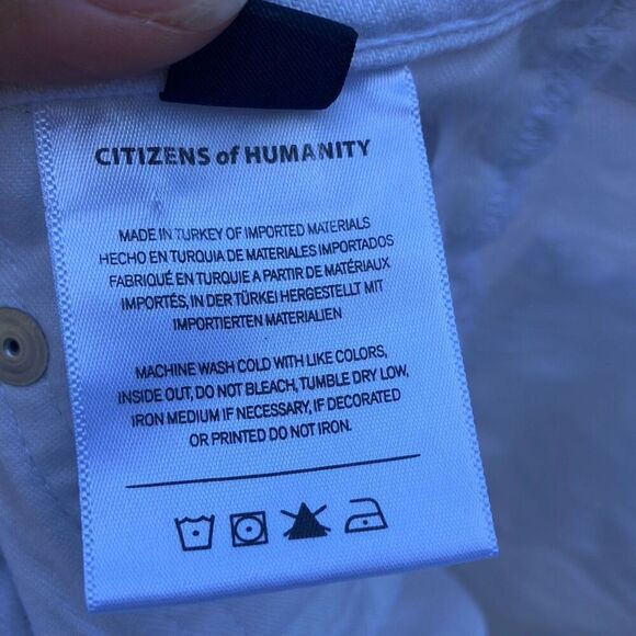 528. Citizens of humanity Daphne crop organic cotton jeans size 28 - Picture 6 of 11